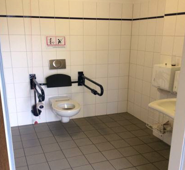 barrierefreies WC